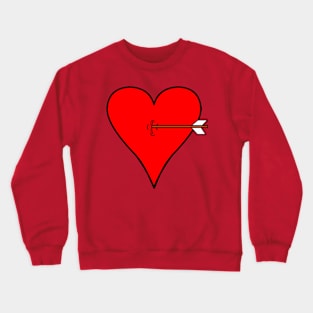 Arrow through the Heart Crewneck Sweatshirt